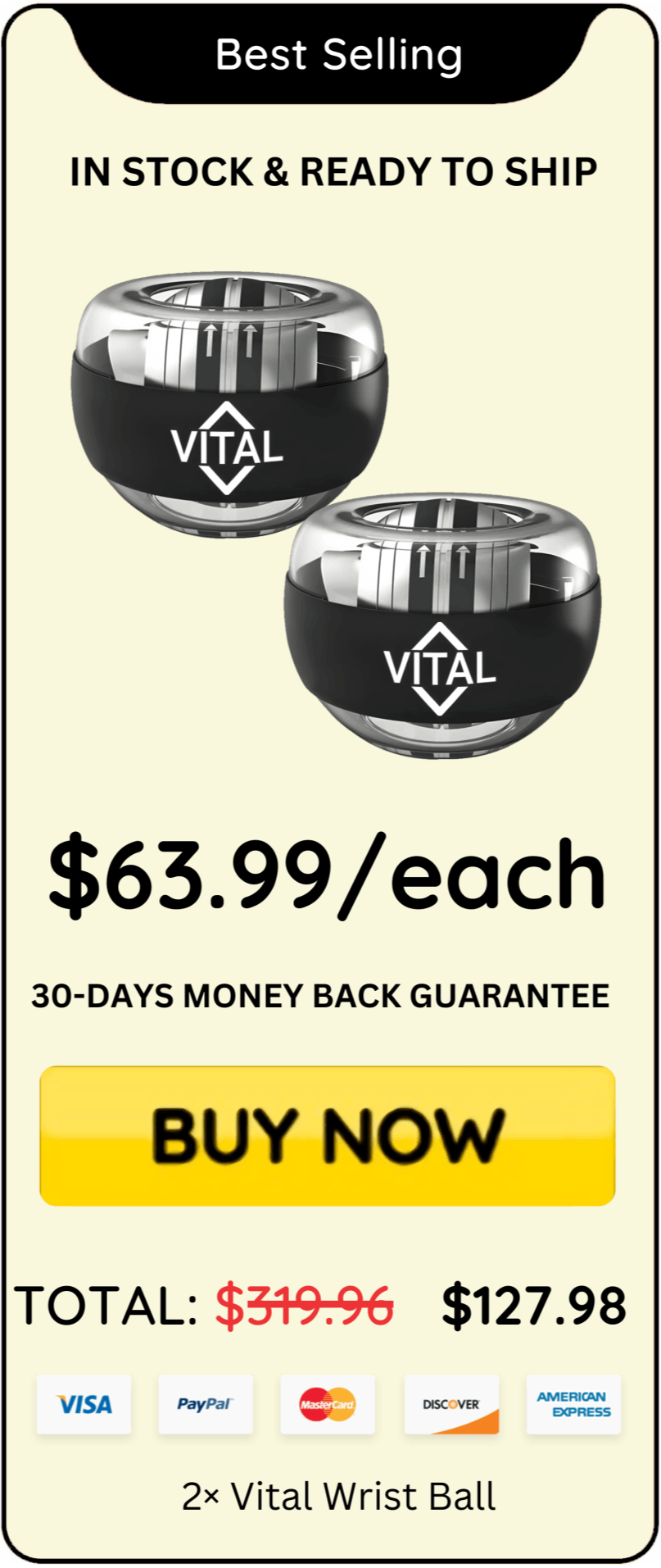 Vital Wrist Ball best offer price 